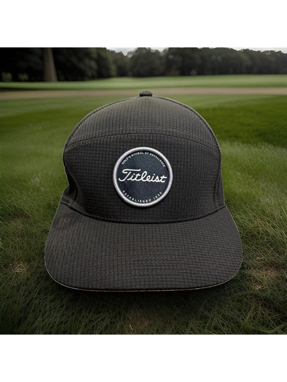 Titleist Golf Balls Golfer Golfing Black Baseball Cap Hat